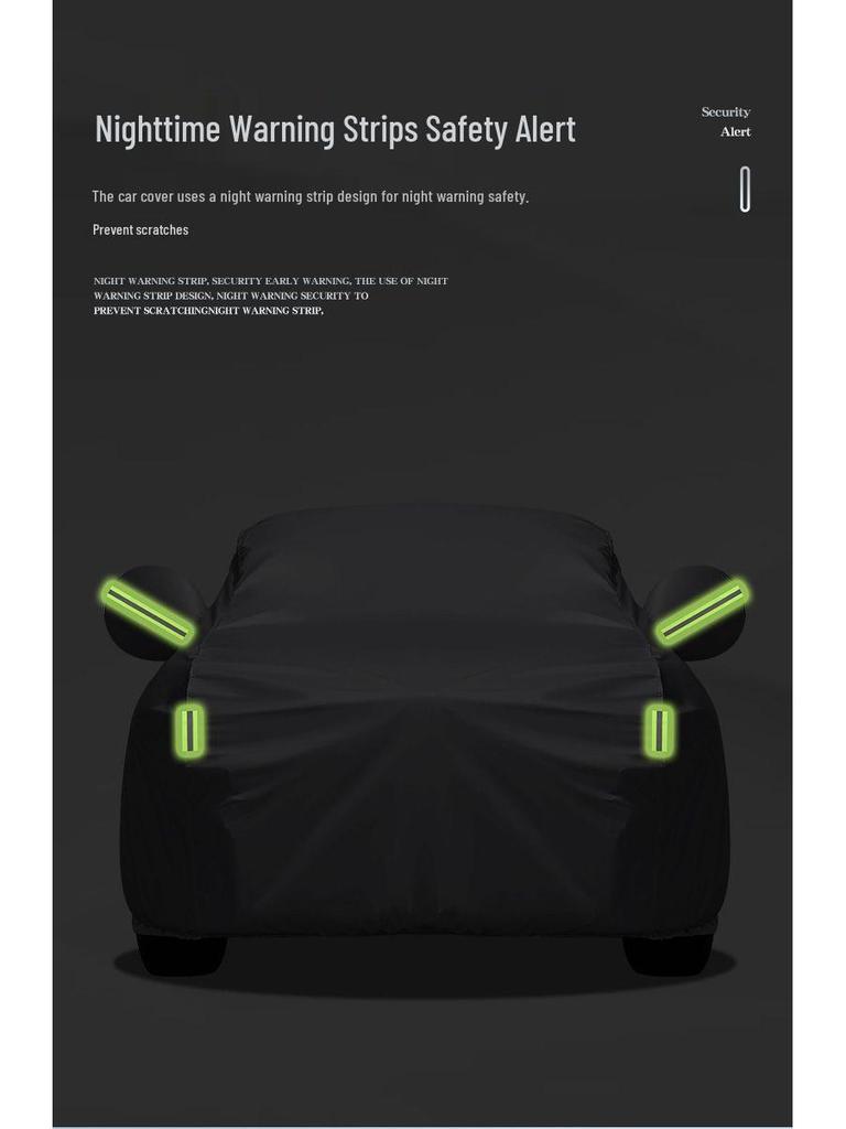 Thickened Sun Protection & Dustproof Car Cover for Hongqi H5, H6, H7, H9, HS3, HS5, HS7 - Oxford Cloth