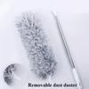 2.8M Extended Chicken Feather Duster Extendable and Curved Ceiling Cleaning Broom Household Electrostatic Dust Collector