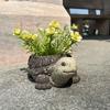 Turtle Flower Pot Succulent Flower Pot Mini Resin Plant Pot Resin Succulent Pot For Garden Office Desktop Table Ornament