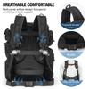 Men's duffel bag with large capacity modular system, multi-compartment design with shoe storage space