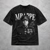 Km Mbappes Dictador Meme Gewaschenes T-Shirt Neuheit Harajuku Herren Damen HipHop T-Shirts Kurzarm
