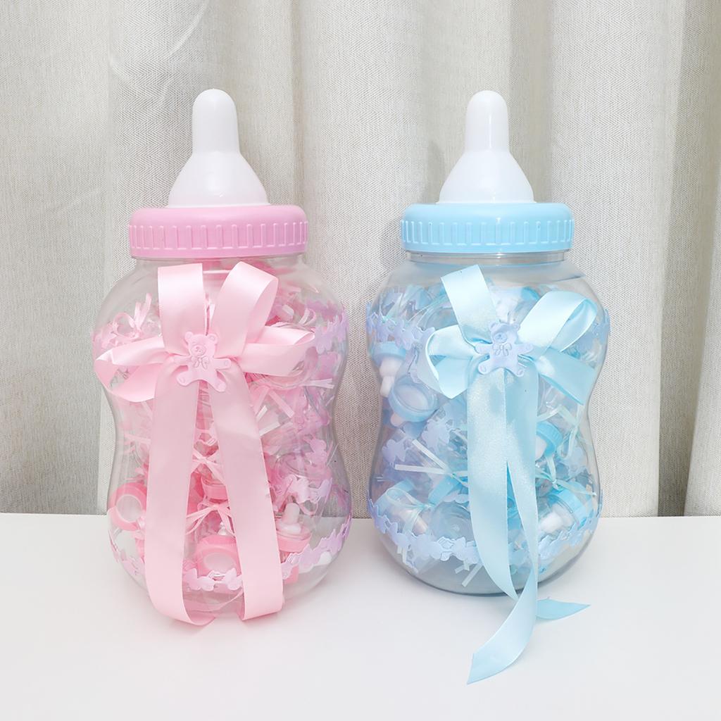 30pcs Cute Feeding Bottle Shape Candy Boxes for Event Christening Party Decoration