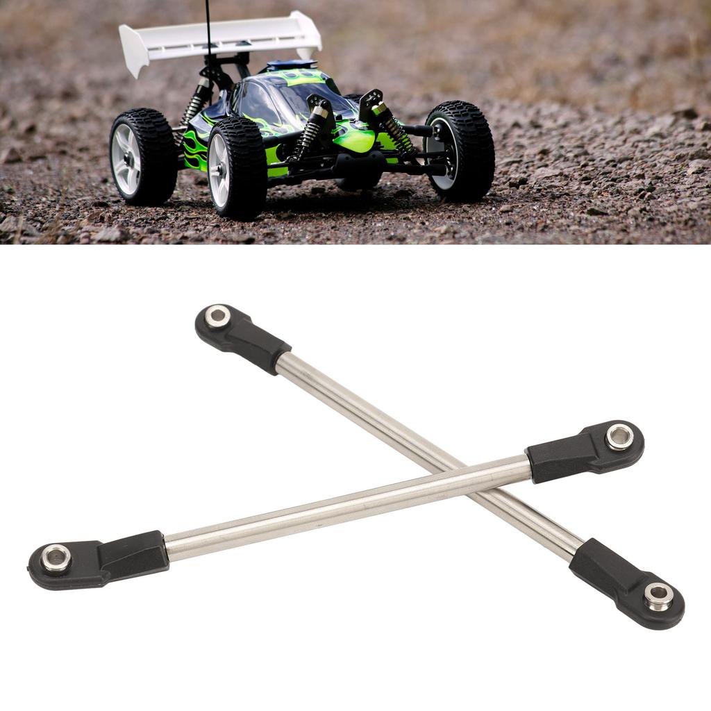 8Pcs Stainless Steel Link Rod 275mm Wheelbase Stainless Steel Link Rod Linkage Set for 1/10 RC Crawler Car