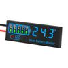 ABS Material Battery Power Display LED Voltage Indicator Voltage Alarm