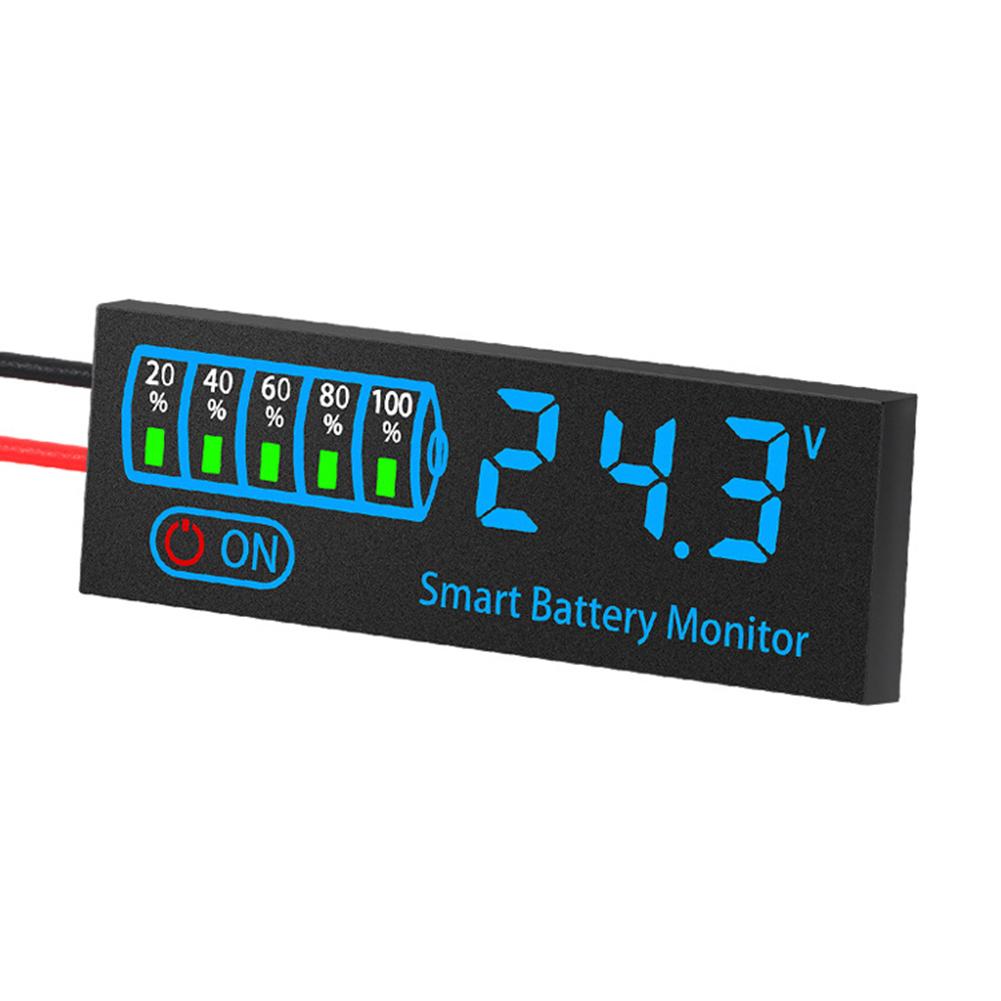 ABS Material Battery Power Display LED Voltage Indicator Voltage Alarm