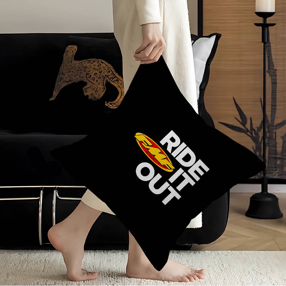 Fmf Racing Logo Personalized Pillow Cover Kids Bedroom Wild Party Decor Pillowcase Kid Birthday Shower Gift