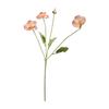 Poppy Artificial Flower Arrangement for Weddings and Home Decor - Silk, Flocked, Fake Ornament.