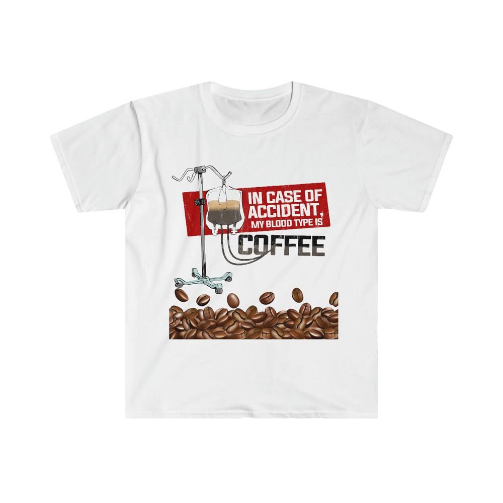 Unisex Soft Cotton T-Shirt. Coffee Lover funny shirt