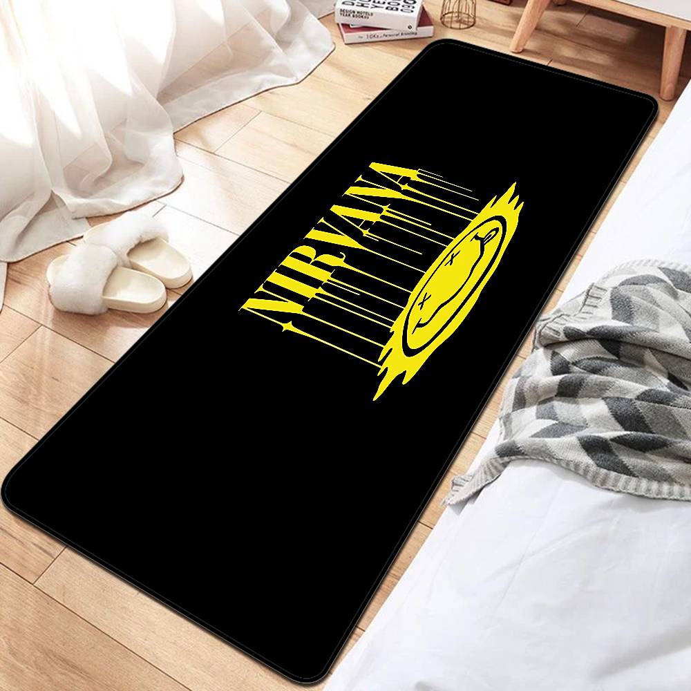 N-Nirvana Rock Band Kitchen Mat Cheaper Anti-slip Modern Living Room Balcony Printed Modern Home Decor