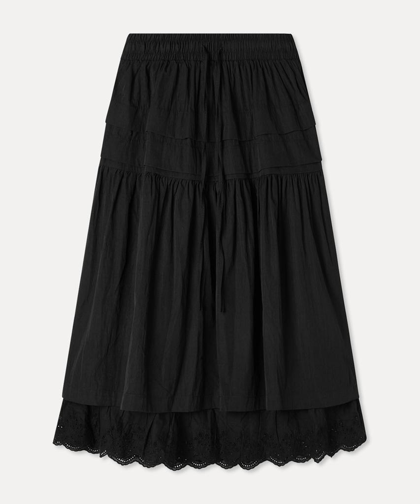 MIXXO Frill Layered Elastic Skirt Re Whg54Ts_Miwwhg74Qs