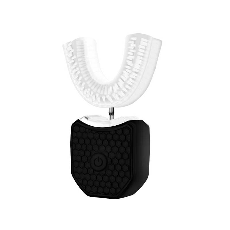 U Shape Tooth Brush Wireless Electric Adult Sonic Toothbrush Portable 360° Oral Cleaner Tongue Scraper