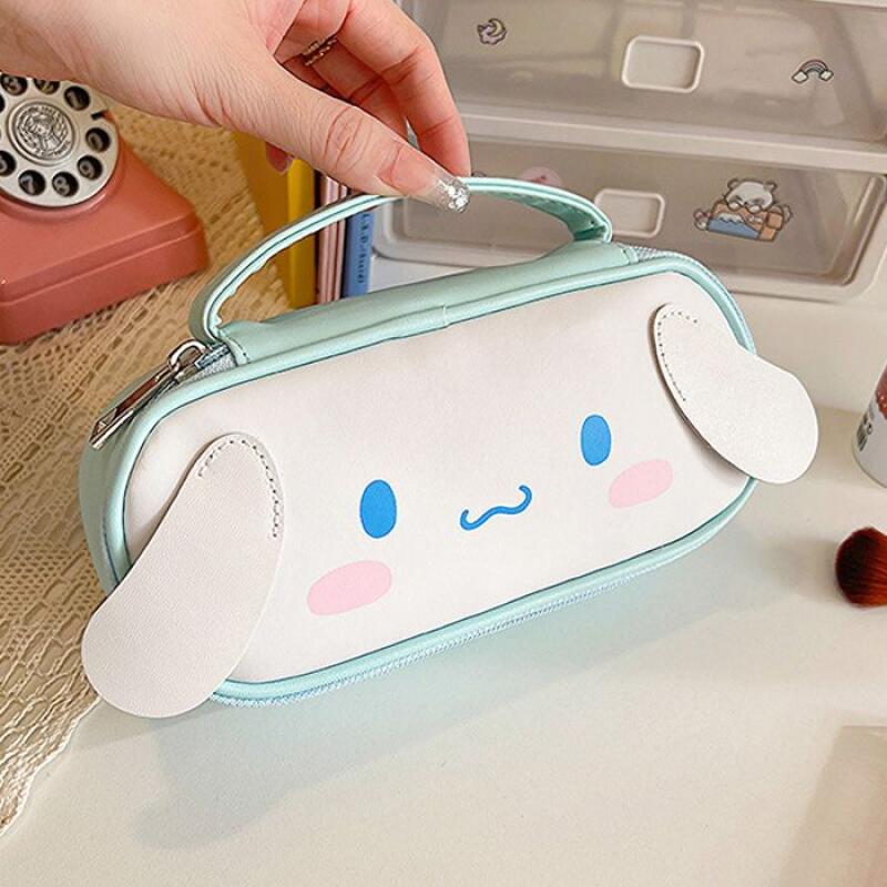 Character Colored Pencil Case Fully Expandable Zipper Pouch