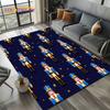 Christmas Tree New Year Nutcracker Cartoon Fairy Tales Carpet Rug for Living Room Bedroom Home Sofa Decoration,Kids Floor Mat