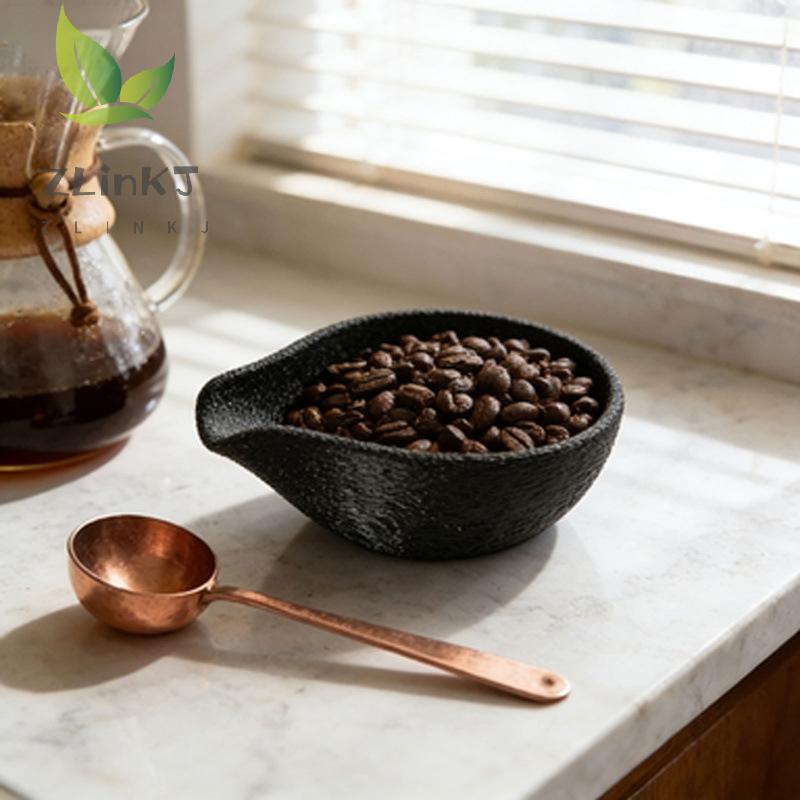 Coffee Bean Dosing Cup & Tea Storage Tray, Single Dose Measuring Container For Coffee Beans & Loose Leaf Tea Dosing Vessel