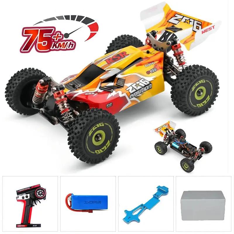 WLtoys 144010 75KM/H 2.4G RC Car Brushless 4WD Electric High Speed Off-Road Remote Control Drift Toys for Children Racing
