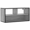VidaXL TV Cabinet Sonoma Grey 80x31x39.5 Cm Engineered Wood and Metal, TV Stand, Media Cabinet, TV Console, HiFi Furniture, 848927