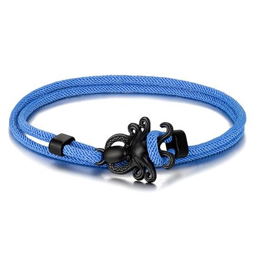 Colored Milan Rope Adjustable Hand Rope Black Octopus Multilayer Bracelet Beach Wind Vacation Wind