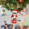 Holiday Hanging Decorations Christmas Advent Calendar with 24 Acrylic Cat Ornaments, Countdown Decor Party Favors for Tree Backpack, Cute Kitten