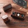 Travel Case - 3 Watch Roll Watch Storage and Organizer-Secure Storage with Innovative Removable Pillows & Solid Watch Organizer