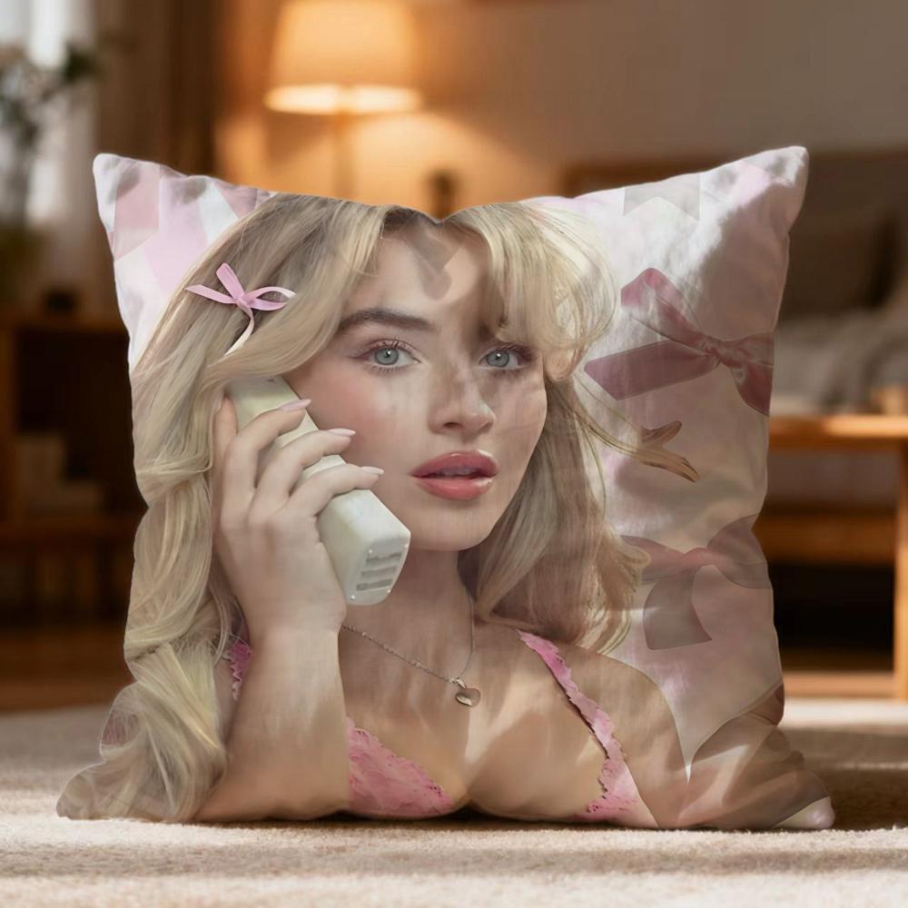 Fashion S-Ssabrina Carpentered Cushion Cover Soft Washable Pillow Case Multi-Scene for Couch Bed Travel Office Use