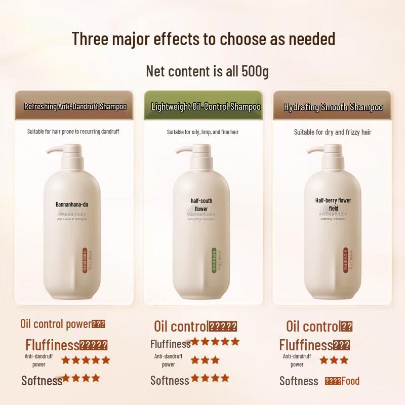 Ban Mu Hua Tian Hydrating & Smoothing Fragrance Shampoo