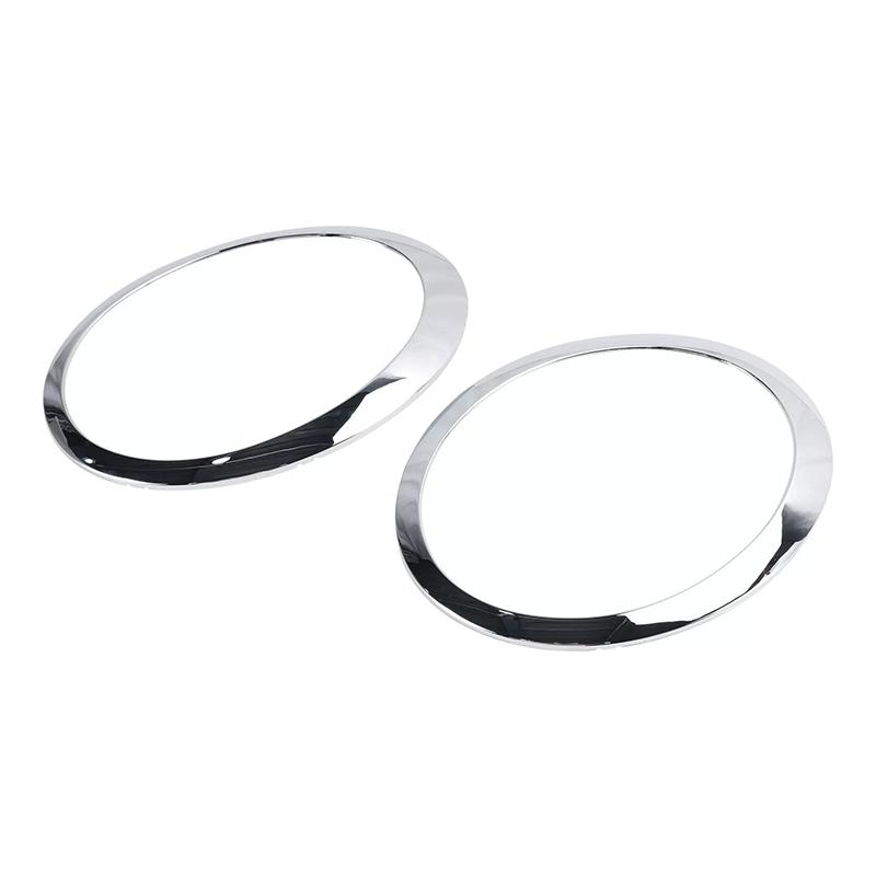 Car Headlight Frame Trim Ring Cover Fit For BMW Mini Cooper R50 R52 R53 2001-2006 63126917835,63126917836 Automobile Accessories