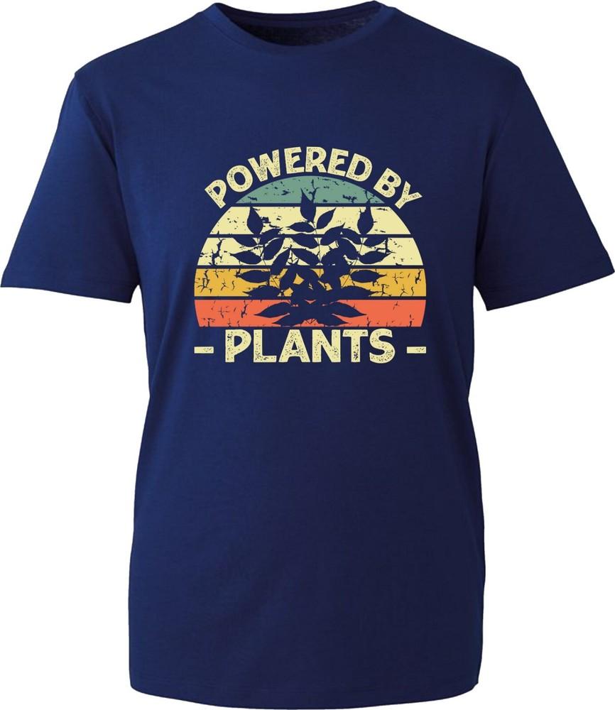 Powered By Plants Tshirt Vegan Fruit Vegetarian Plants Lover Healthy Diet Top S
