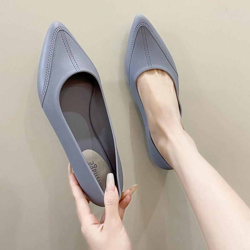 Naiste suvised vabaõhusandaalid suletud varbaga, moekad libisemiskindlad kristallist üksikkingad, madalad kingad, madala lõikega pehme tallaga emakingad