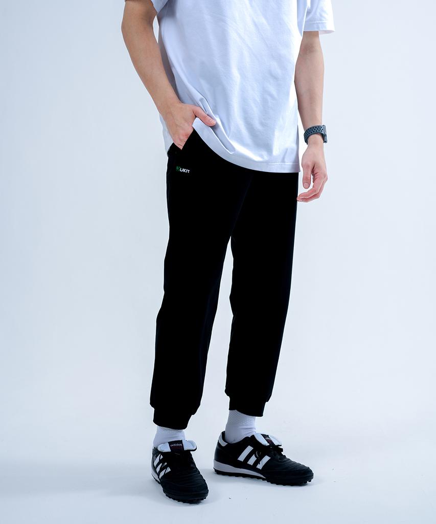 Jukiteu [Free Gift Included] Football Long Pants (Fleece-Lined) - Black