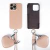 Crossbody Lanyard Genuine Leather Case For iPhone 16 Pro Max 15Pro 11 13 12 14Pro Cover Cases With Strap Leather Bag For Airpods