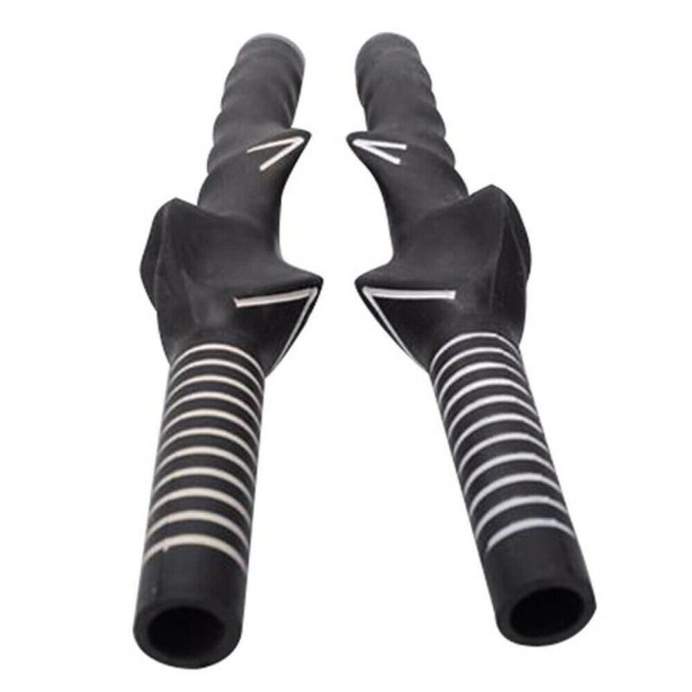 2Pcs Golf Tool Left-handed Rubber Golf Training Grip Golf Swing Grip Right-handed Practice Aids