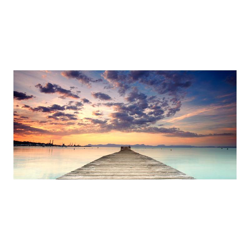 Sea Beach Bridge Posters And Prints Landscape Pictures Canvas Painting Modern Home Decor Wall Art For Living Room Sunset Cuadros