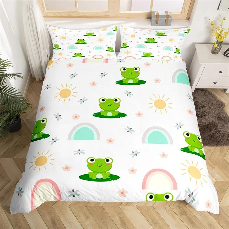 Cartoon Animal Duvet Cover Set Cute Pet Dog Twin Full Queen King Bedding Set Lovely Animal Print Comforter Cover With Pillowcase