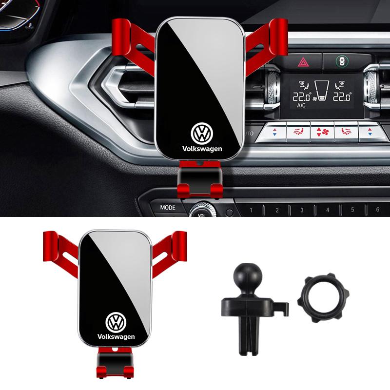 2026 Hot Car Interior Cell Phone Holder Vent Metal Phone GPS Stand Support For VW Volkswagen Golf Bora MK7 CC Interior Mouldings MDA-E25
