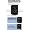 1 Set Co2 Tvoc Hcho Pm Meter Digital Temperature Humidity Tester Multifunctional Digital Air Quality Monitor Home Air Detector