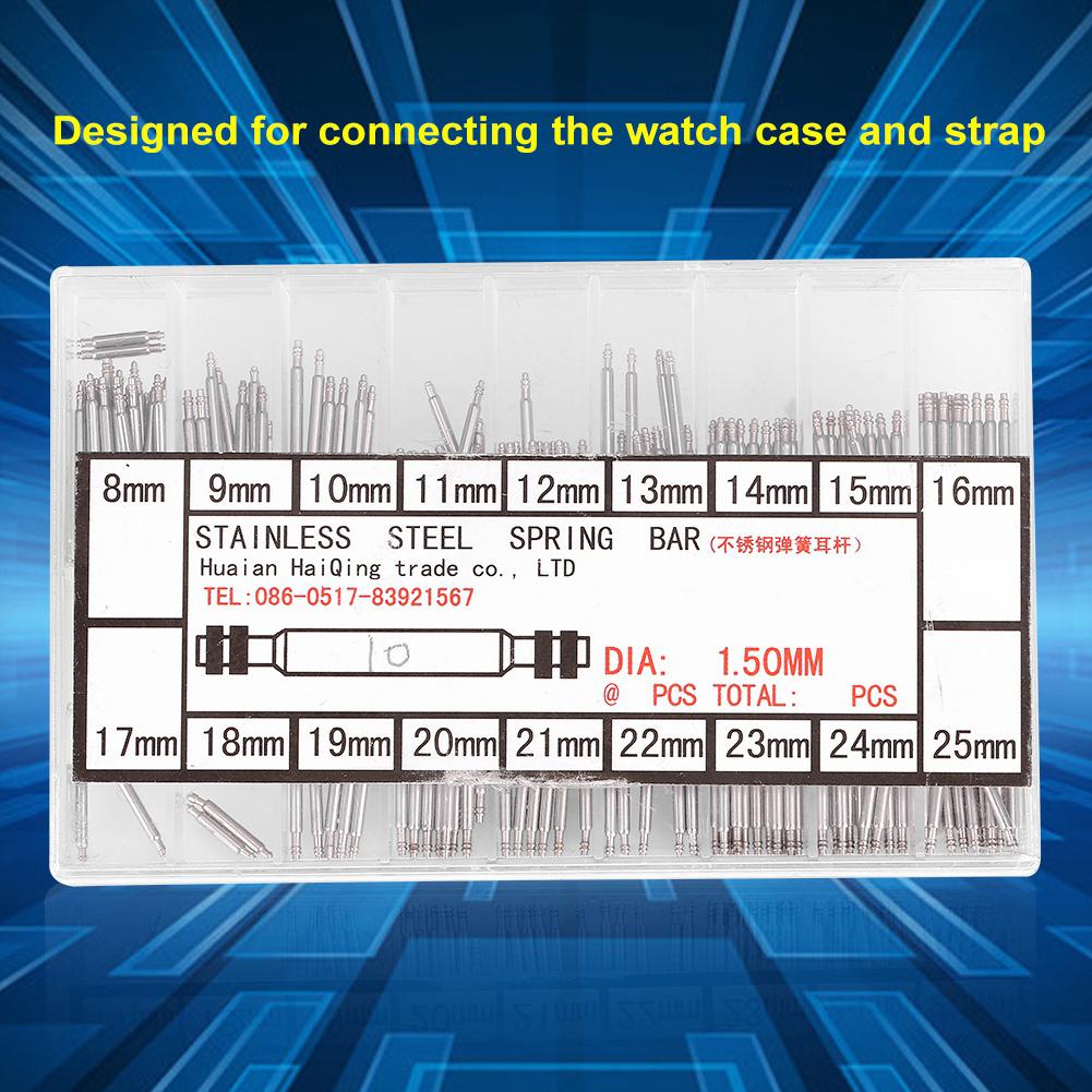 Edelstahl Uhrenarmband Feder Verbindungsstift Armbanduhr Armband Befestigungsstift Reparaturwerkzeug 10#