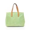 Used Lead PM Monogram Vernis Peppermint Handbag M91307 Leather Green Used Women