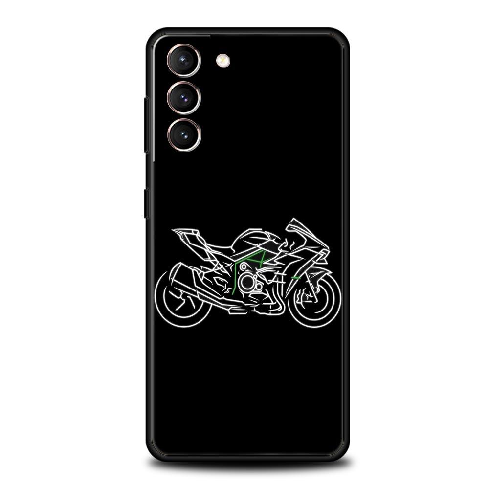 Moto Cross Motorcycle Sports Phone Case For Samsung Galaxy S24 S23 S22 5G S20 Ultra S21 FE S10 S9 Plus S10E S8 Lite 20 TPU Cover