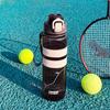 Water bottle sports kettle bounce flip direct drinking water cup men's and women's high value plastic cup PC transparent space cup