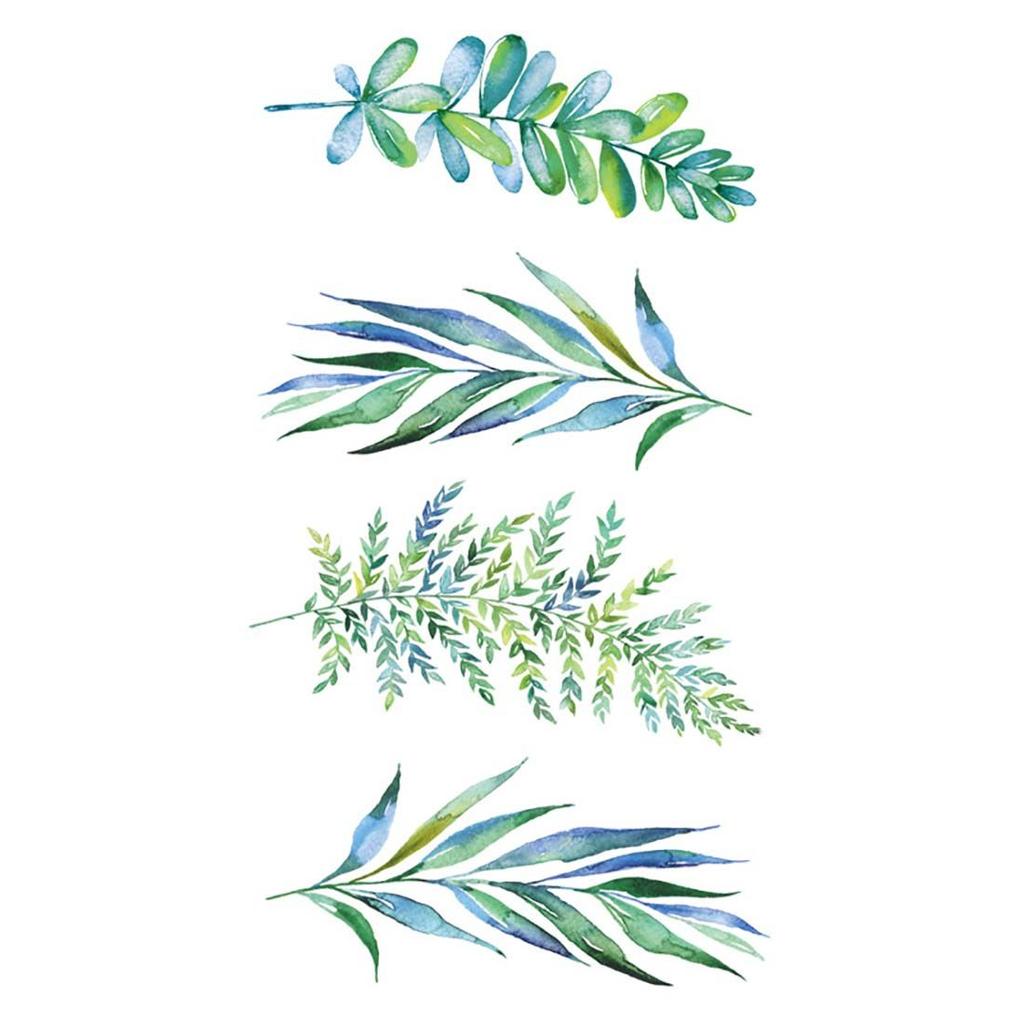 Art Długotrwały Naklejka na Tatuaż 3D na Ciało Czarna Róża Motyl Wzór Zakryj Blizny Tymczasowa Naklejka