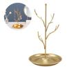 Arbre Porte-Bijoux Branche en Fer Présentoir à Bijoux Suspendu Tour Étagère pour Colliers Boucles d'Oreilles Bracelets Décoration de Maison