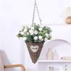 Fiori Artificiali Rosa di Seta Foglie di Eucalipto Bianco Bouquet di Peonie Fiore Finto per Tavolo Matrimonio Festa Vaso Arredamento Casa