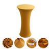Premium Spandex Round Table Cover Elastic Skirt for Hotel Wedding Banquet Decor