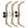 Iron Metal Frame Purse Kiss Clasp Lock Arch Handle DIY Bag Handcraft Jewelry Sewing Fasteners