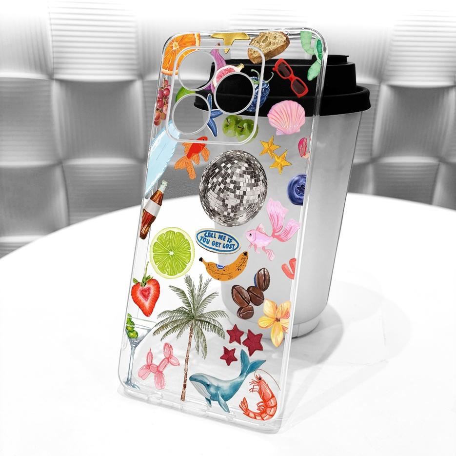 For Honor X5C Plus Case NLA-LX1 Luxury Butterfly Painted Cover Clear Silicone Case For Honor X5C X 5C HonorX5C Plus 4G Soft Bags