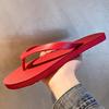 2026 Herren Zehentrenner Flip-Flops in Unifarben, rutschfest - Sommer Strand Sandalen im Partner-Look