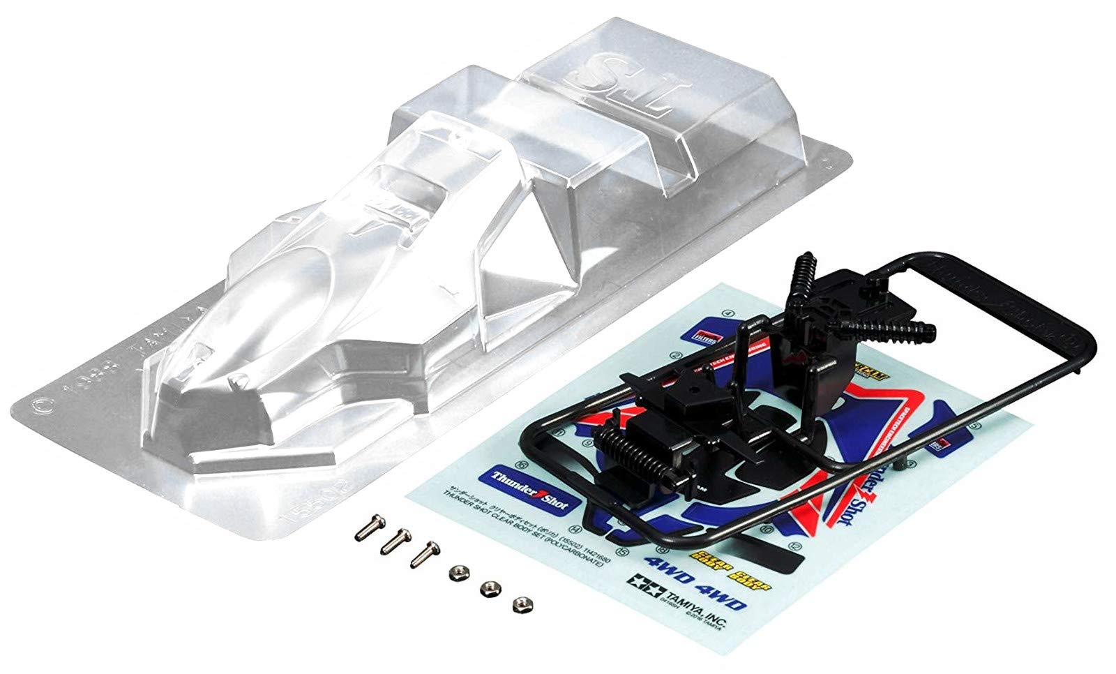 Tamiya Grade Up Parts Series No.502 Thunder Shot Clear Body Set 15502