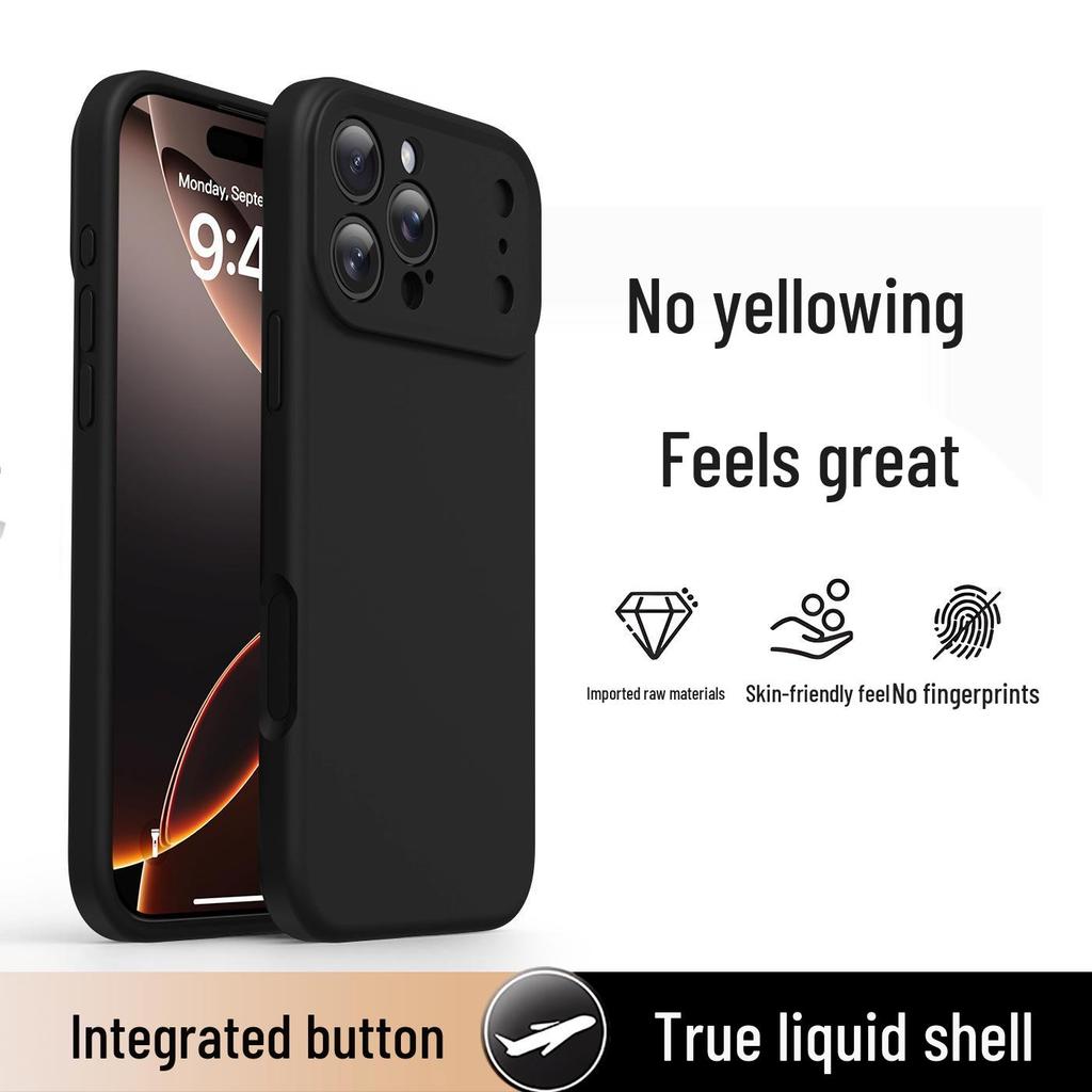 Ochranné pouzdro z tekutého silikonu s povrchem na dotek pro iPhone 16/15 Pro Max