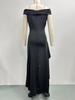 2024 Elegant Sexy Off-Shoulder Evening Dress with Slit