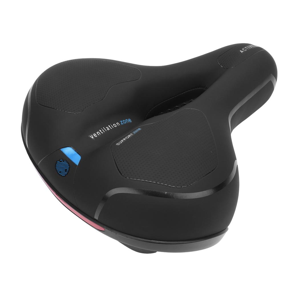 Cycling Seat with Night Reflective Strip Hollow Breathable Water Resistant Shock Absorbing